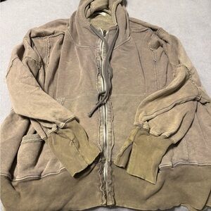 Free People Camden full zip hoodie
